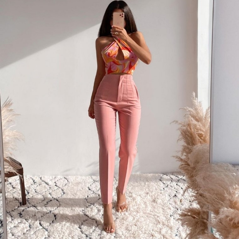 Zara Hight-Waisted Pants - Picture 8 of 16